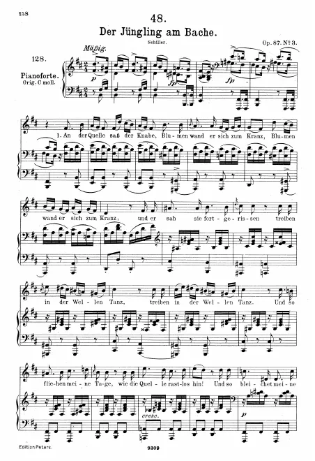 Complete Score (Medium Voice, transposed to )