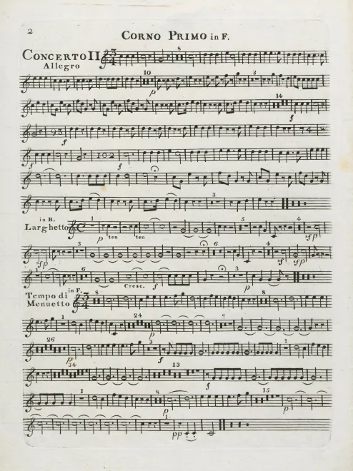 Horn 1, 2 (F)