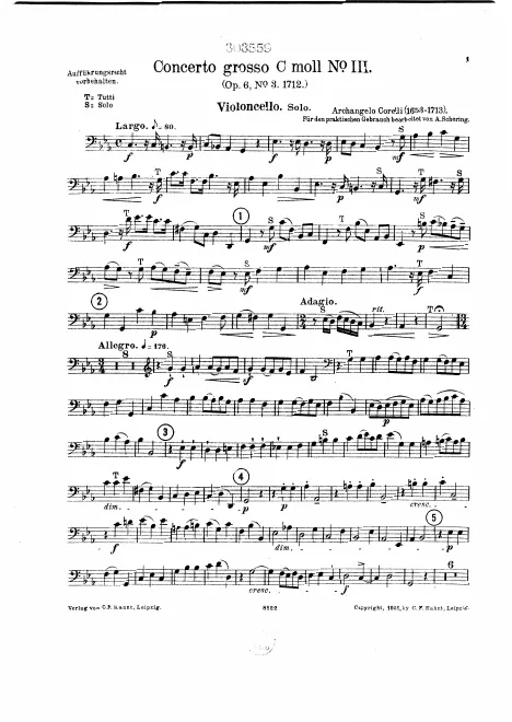 Cello solo