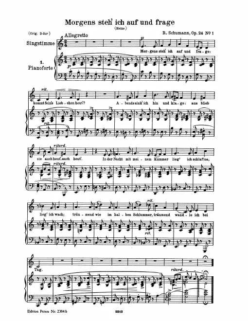Complete Score (medium voice)
