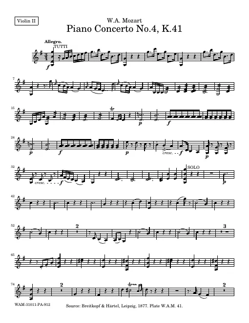 Violins II