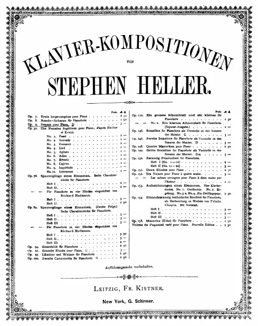 Complete Score (black and white)
