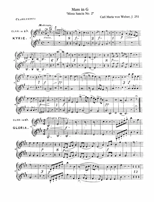 Clarinet 1/2 (B♭)