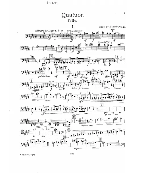 Cello Part