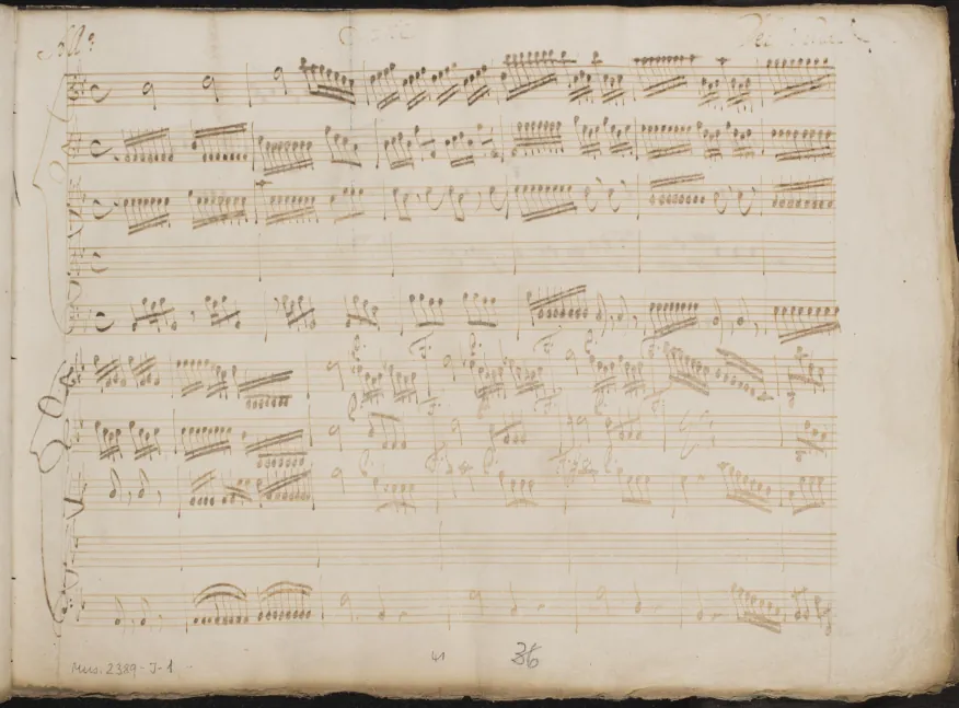 Act II, Sc.10. Aria of Morasto: Destin avaro perché costei