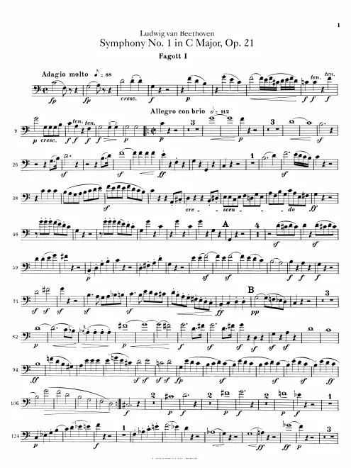 Bassoon 1, 2
