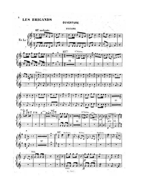Cornets (in A, B)