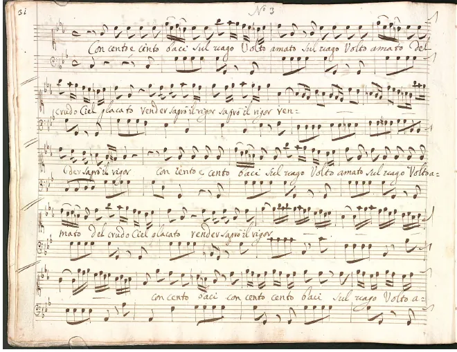 Act III, Sc.7. Aria of Rosane: Con cento e cento baci