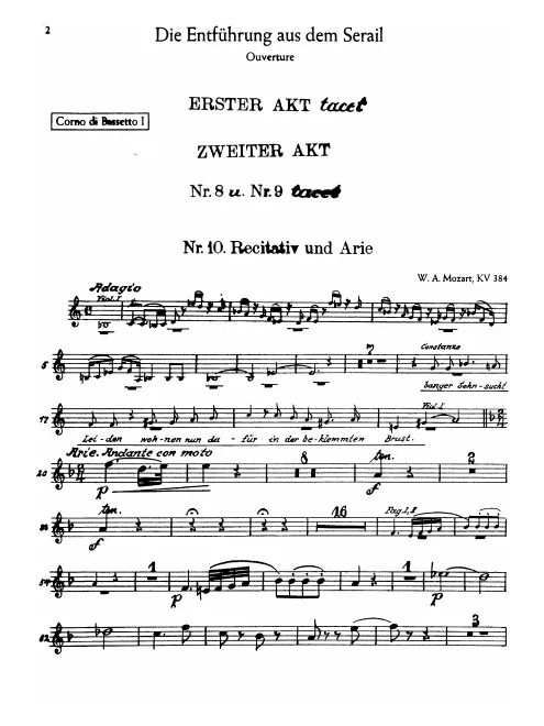 Basset Horn 1