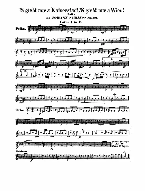 Horn 1, 2, 3/4 (F)