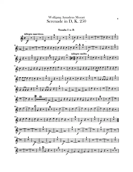 Trumpet 1, 2 (D)