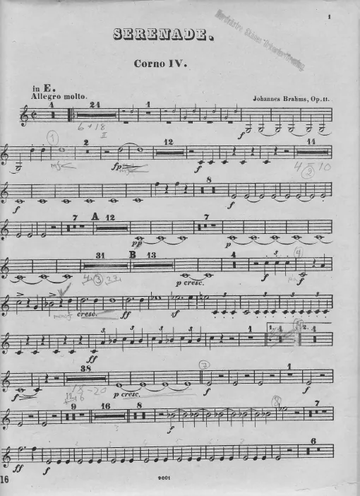 Horn 4 (E/B)