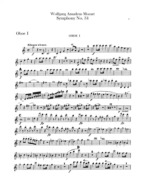 Oboe 1, 2