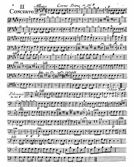 Horn 1, 2 (E♭)