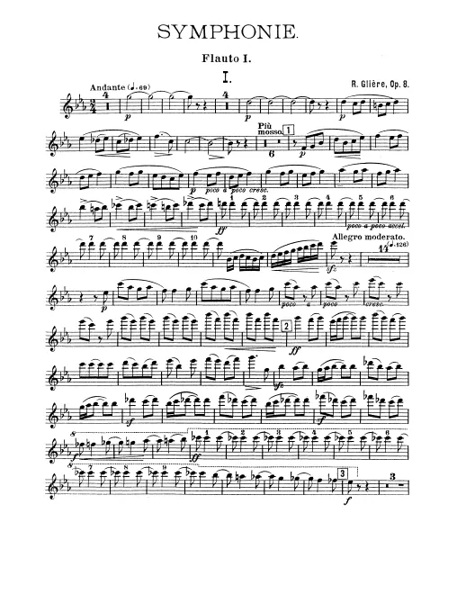 Flute 1, 2, 3/Piccolo