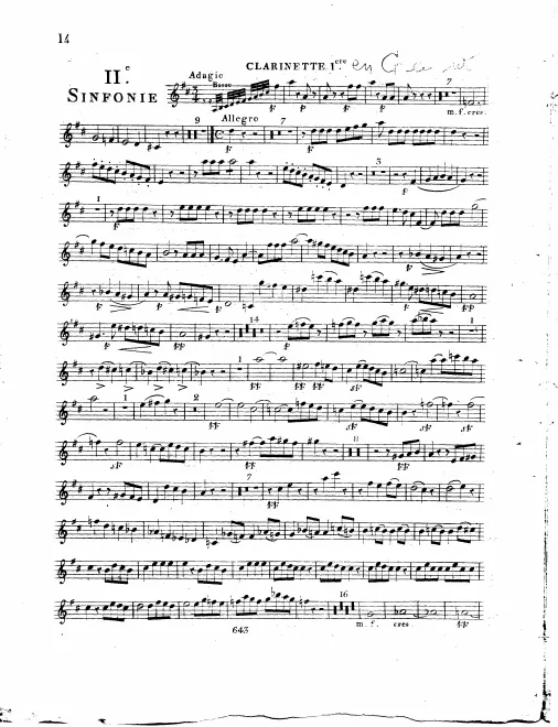 Clarinet 1, 2 (C)