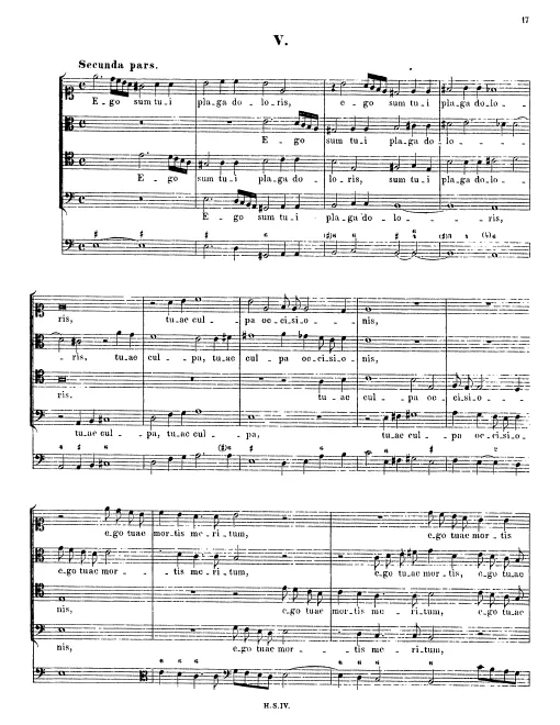 Ego sum tui plaga doloris, SWV 57