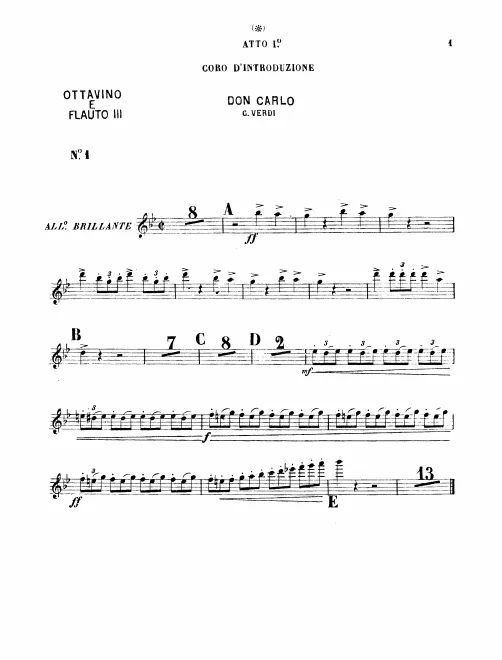 Piccolo (also 3rd Flute)