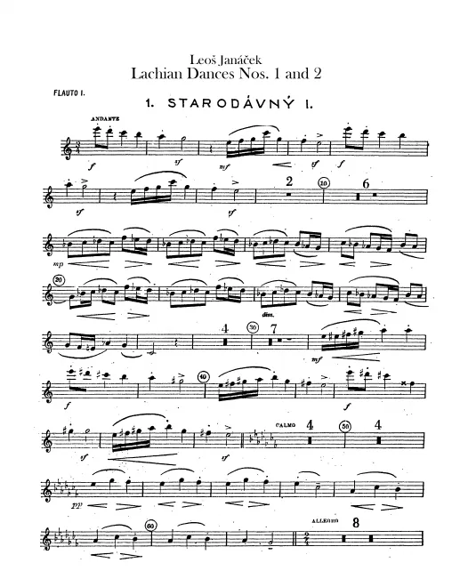 Flute 1, 2, Piccolo