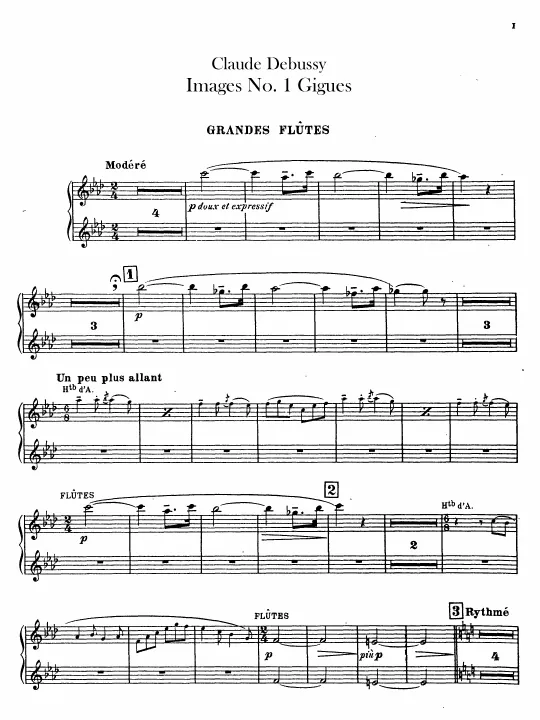 Flute 1/2, Piccolo 1/2