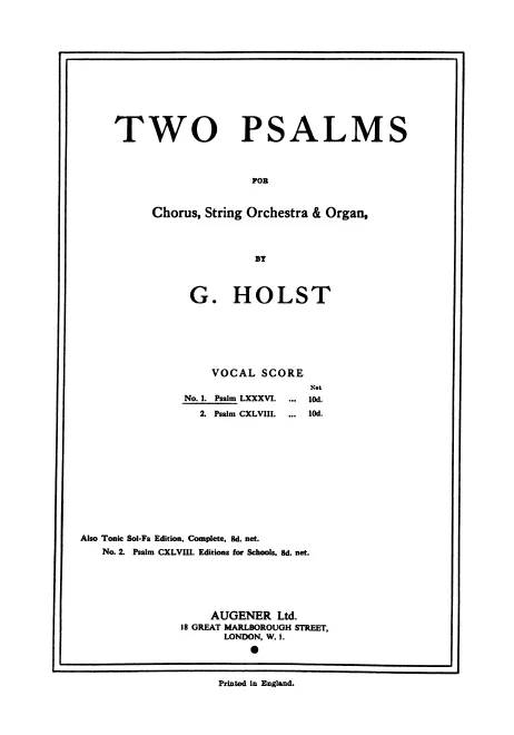 1. Psalm LXXXVI
