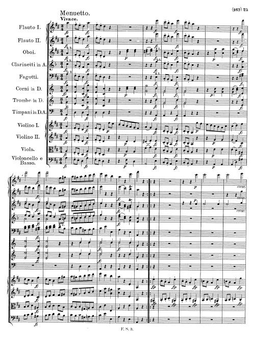 III. Menuetto. Vivace – Trio