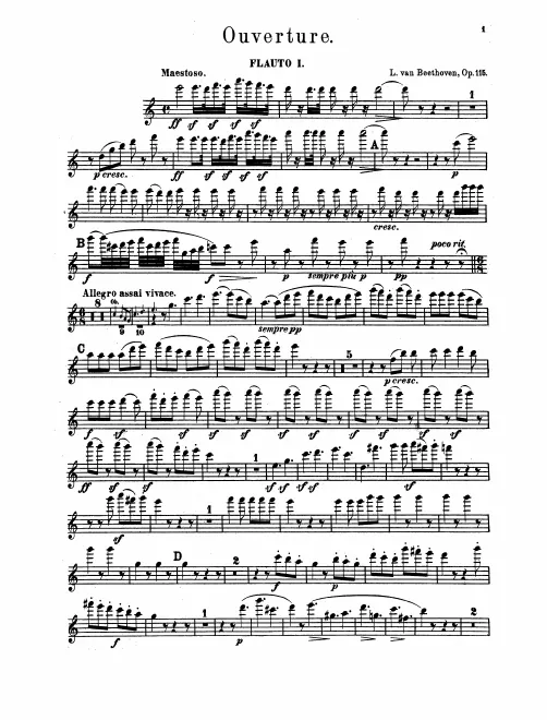 Flute 1, 2