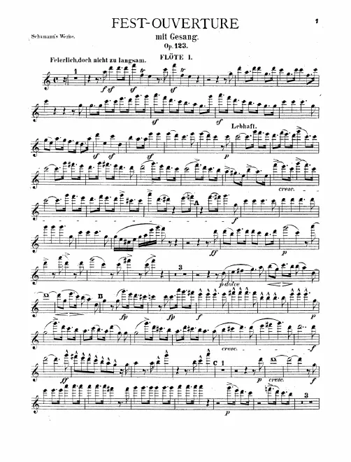 Flute 1, 2