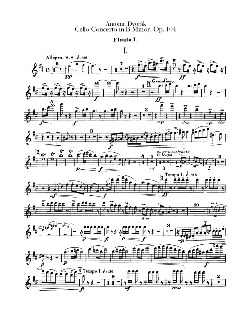 Flute 1, 2