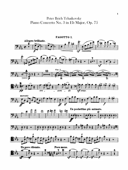 Bassoon 1, 2