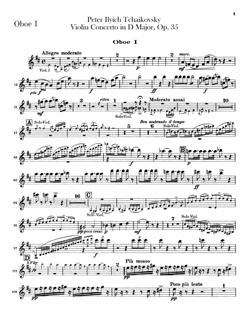 Oboe 1, 2