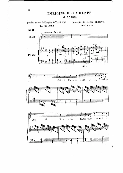 7. L’origine de la harpe: ballade (H 45)