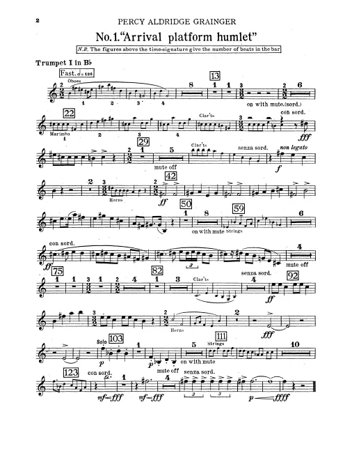 Trumpet 1, 2/3 (B♭/A)