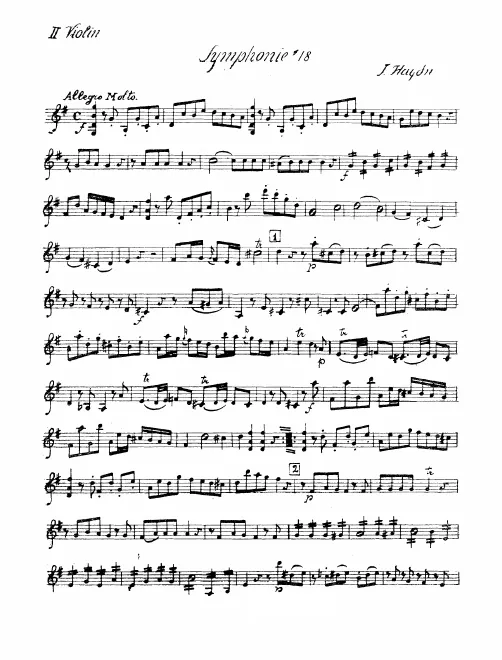 Violins II