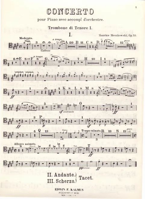 Trombone 1, 2 (Tenor), 3 (Bass)