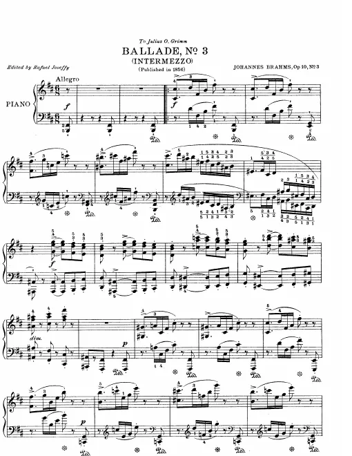 3. Intermezzo. Allegro