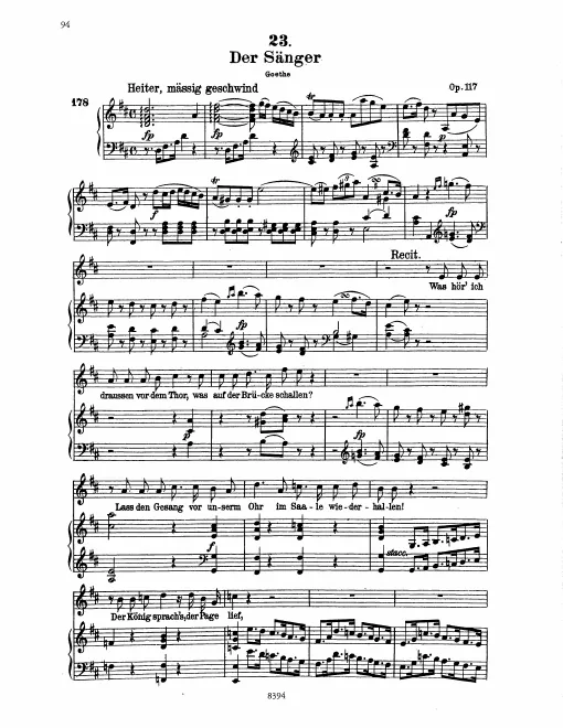 Complete Score (Original / High Voice, )