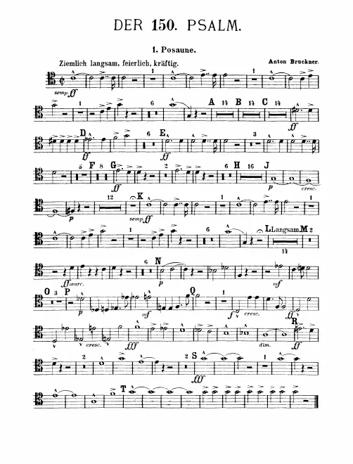 Trombone 1, 2, 3, Tuba