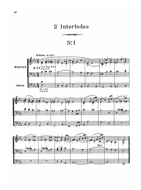 6., 7. Deux Interludes