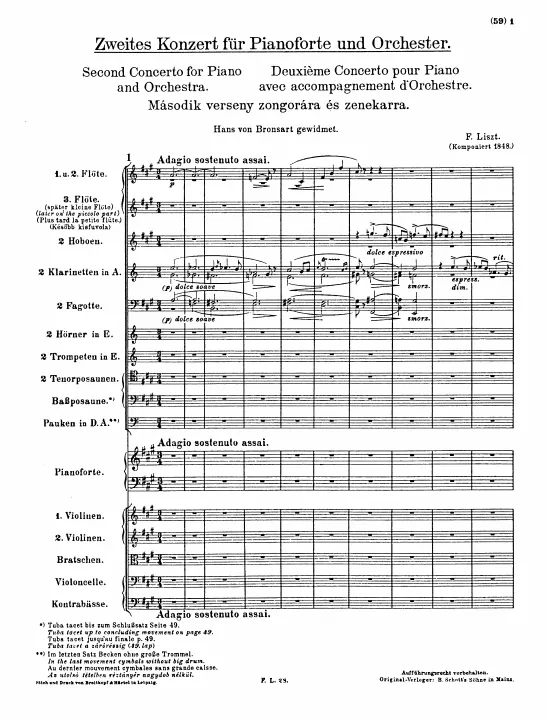 Complete Score (bar numbers)