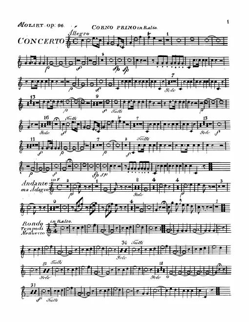 Horn 1, 2 (B)