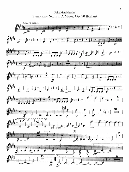 Horn 2 (F, Transposed)