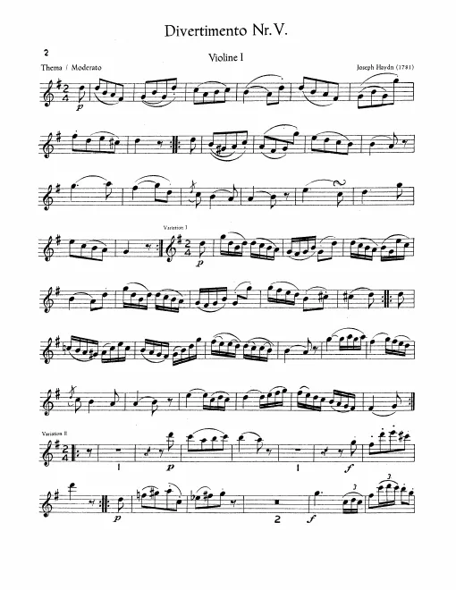 Violins I