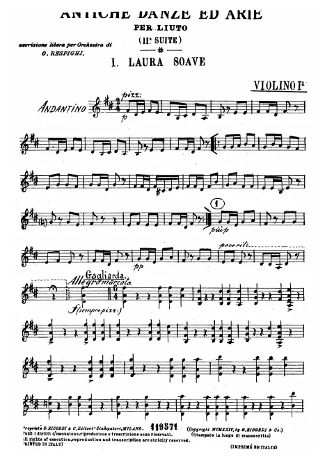 Violins I (alternate scan)