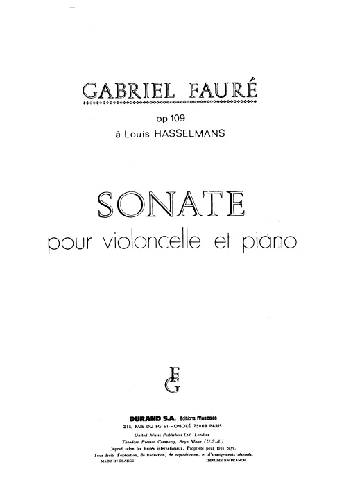 Complete Score and Cello Part