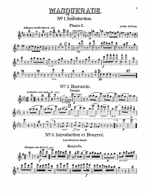 Flute 1, 2/Piccolo