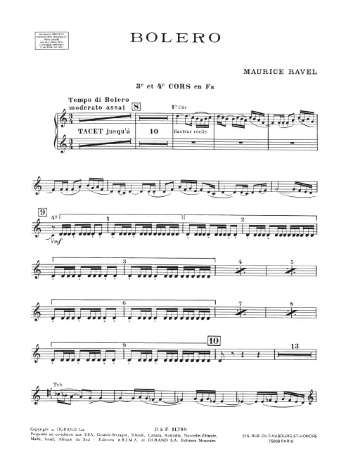 Horn 3/4 (F)