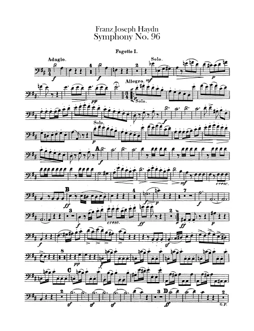 Bassoon 1, 2