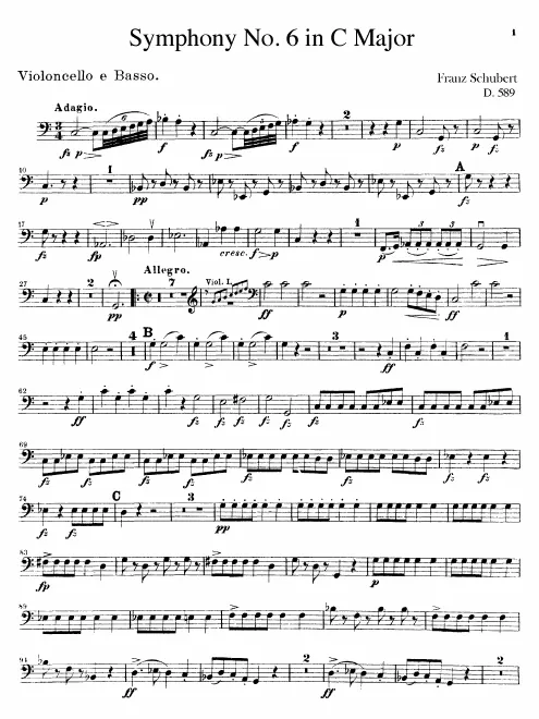 Cellos and Basses