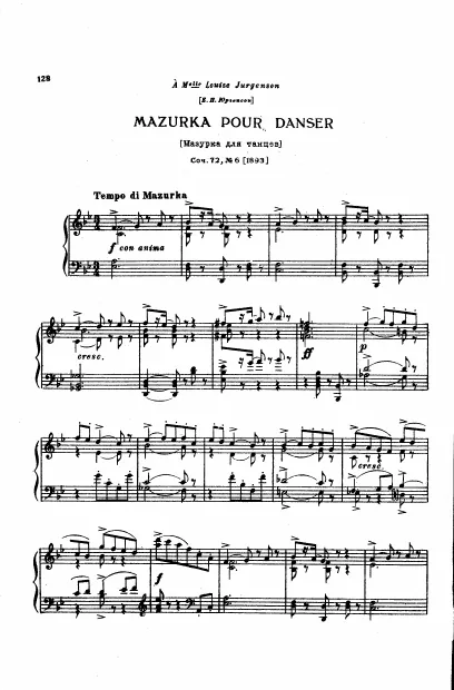 6. Mazurka pour danser